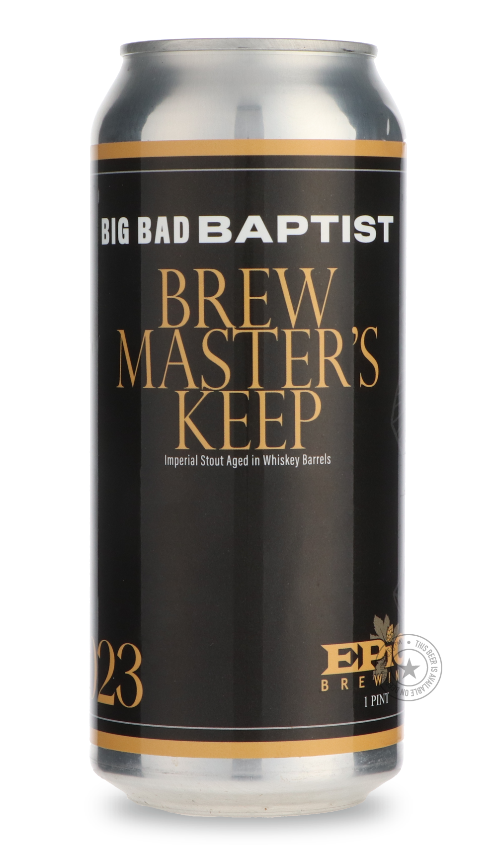 Big Bad Baptist Brewmasters Keep by Epic Brewing Company, beer label