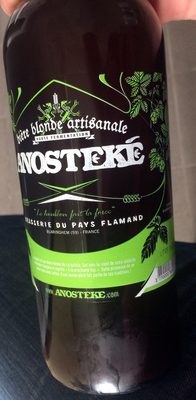 ANOSTEKE Blonde by Brasserie Du Pays Flamand, beer label