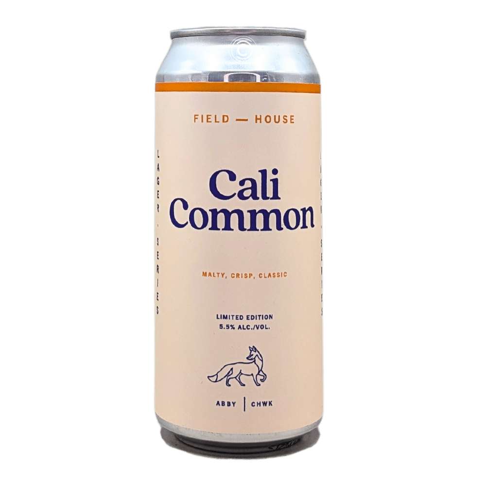 Cali Common by Field House Brewing Co., beer label