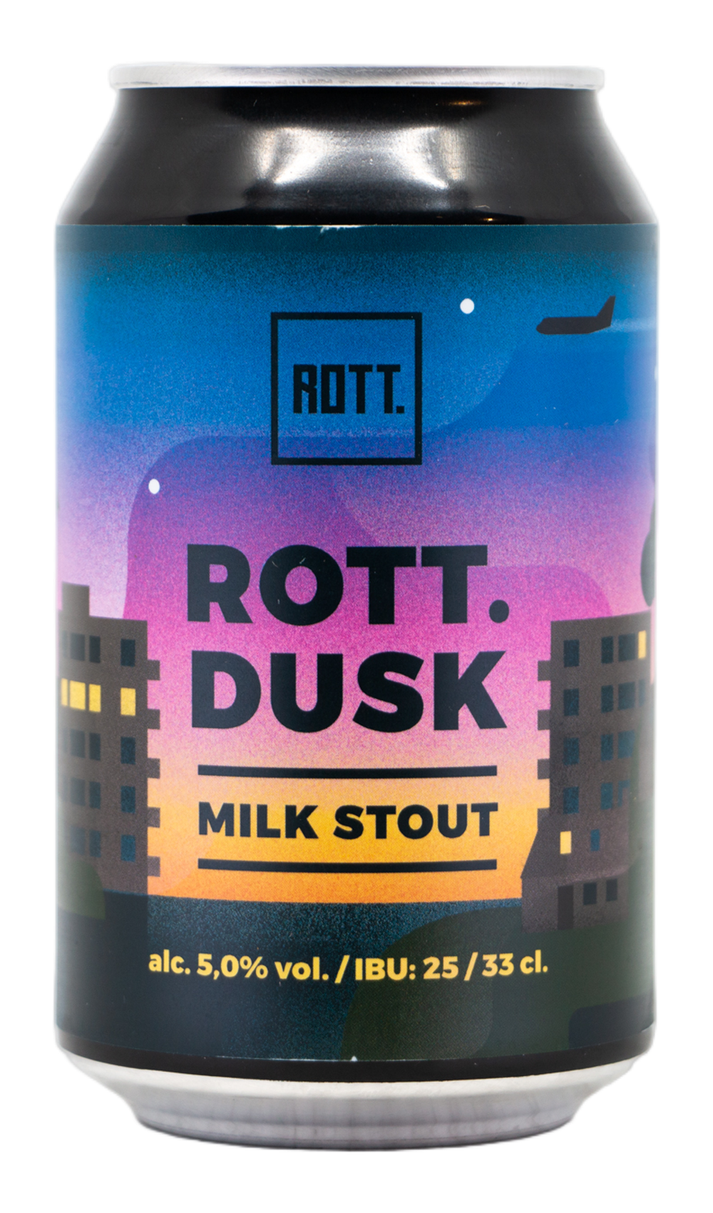 ROTT.DUSK by ROTT. Brewing Company, beer label