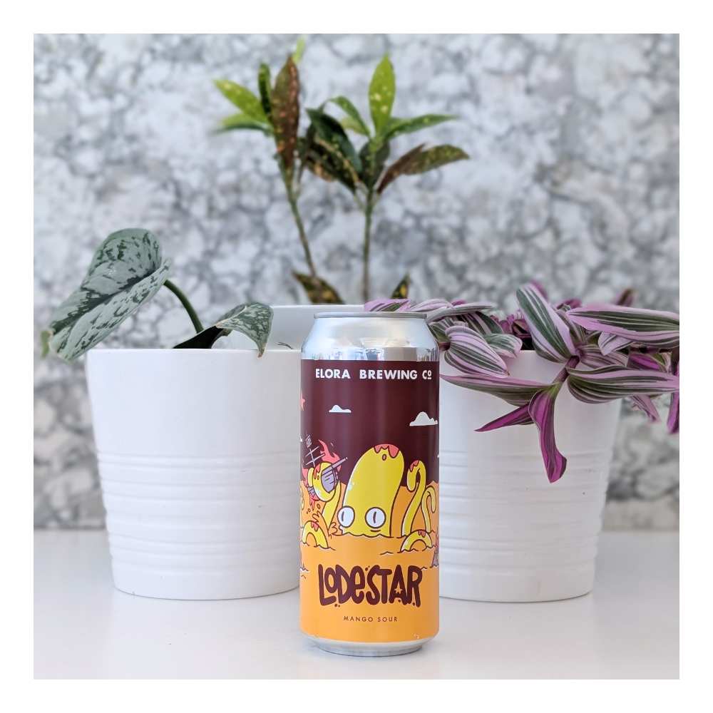 Lodestar (Mango) Sour by Elora Brewing Company, beer label