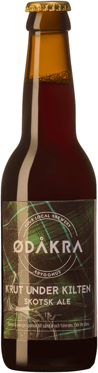 Krut under kilten by Ödåkra Brygghus, beer label
