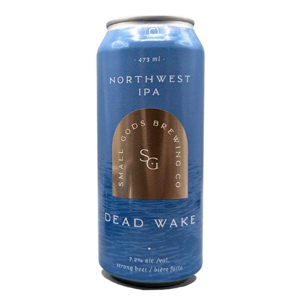 Dead Wake Northwest IPA by Small Gods Brewing Co., beer label