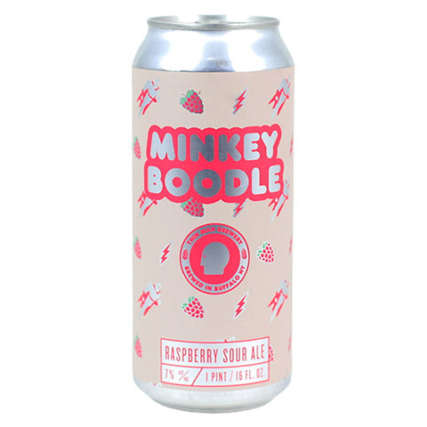 Thin Man Minkey Boodle Raspberry Sour by Thin Man Brewery, beer label