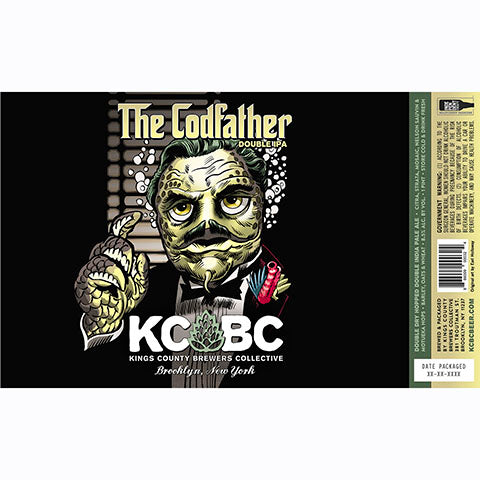 Kings County Brewers The CodFather DIPA by Kings County Brewers Collective, beer label