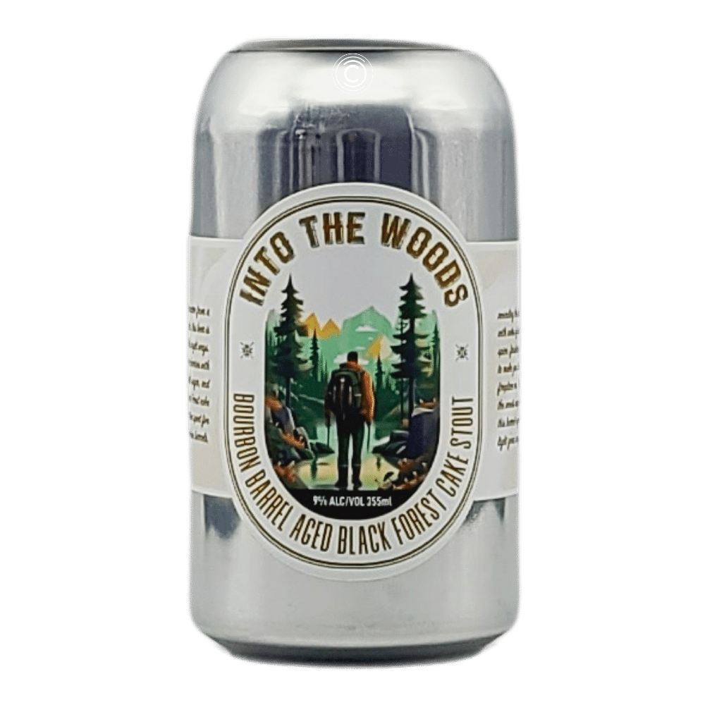 Into the Woods Stout by Sheepdog Brewing, beer label