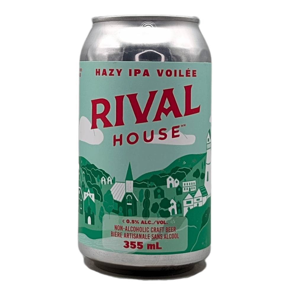 Hazy IPA Non-Alcoholic Beer by Rival House, beer label