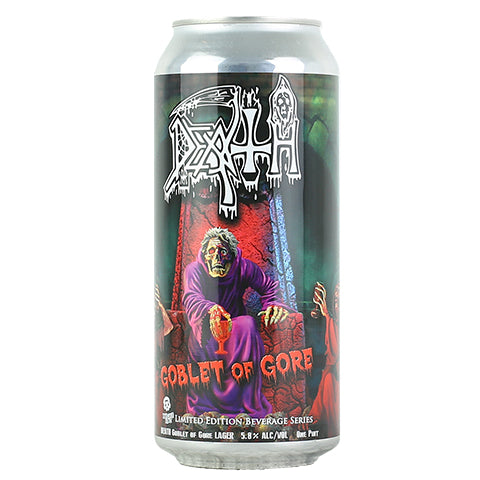 Knucklebonz/Decadent Death Goblet of Gore Lager by Knucklebonz, beer label