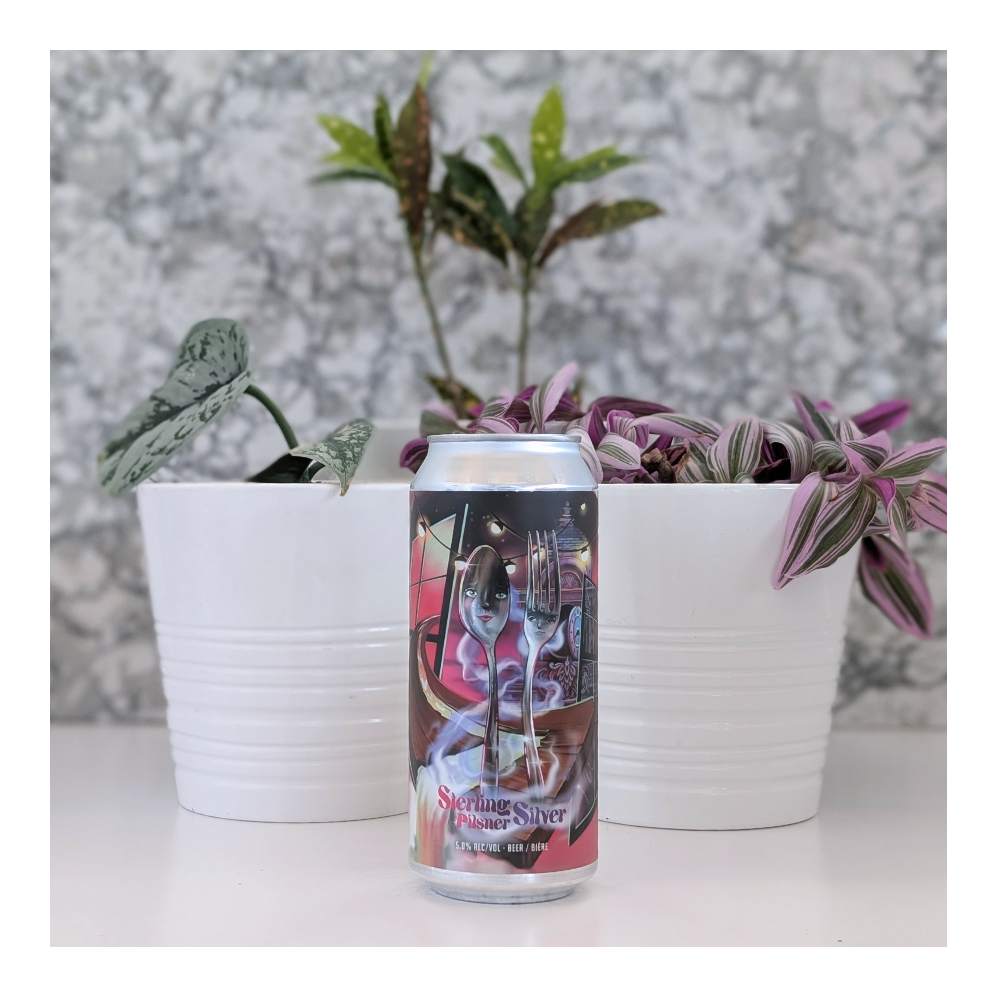Sterling Silver Czech Pilsner by Town Square Brewing Co., beer label
