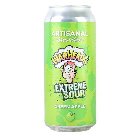 Artisanal Brew Works Warheads Green Apple Sour by Artisanal Brew Works, beer label