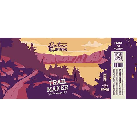 Pontoon Trail Maker Sour by Pantoon Brewing, beer label
