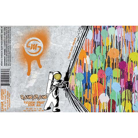 Silver Moon Bangarang Passion Fruit Sour Ale by Silver Moon Brewing, beer label
