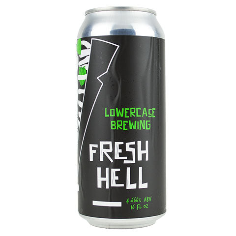 Lowercase Fresh Hell by Lowercase Brewing, beer label