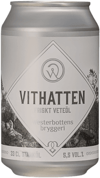Vithatten by Westerbottens Bryggeri, beer label