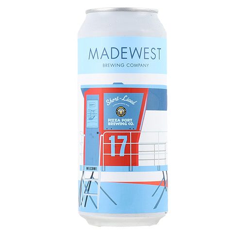 Madewest/Pizza Port Short-Lived IPA by Madewest Brewing Company, beer label
