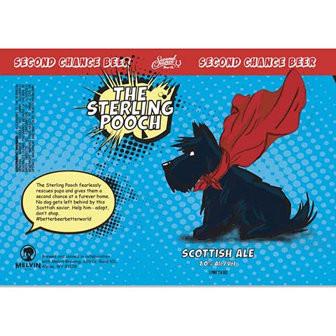 Melvin Brewing Sterling Pooch Scottish Ale by Melvin Brewing, beer label