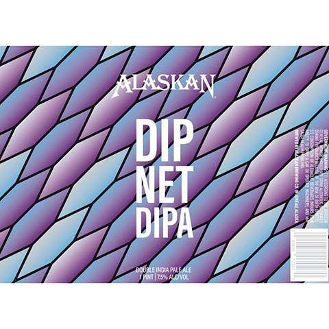 Alaskan Dip Net DIPA by Alaskan Brewing Co., beer label