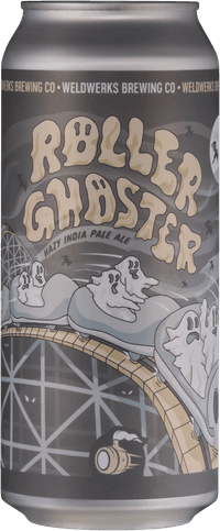 Roller Ghoster by WeldWerks, beer label