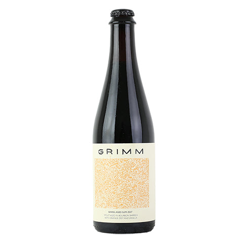 Grimm Barrel Aged Sumi Zest Imperial Stout by Grimm Artisanal Ales, beer label