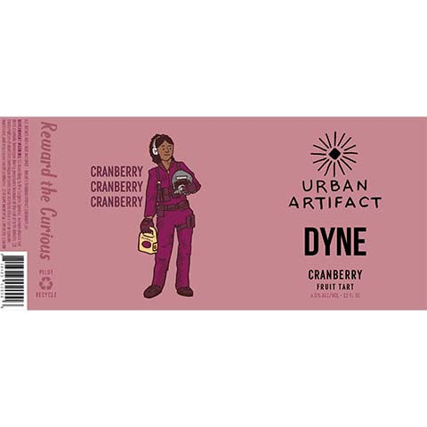 Urban Artifact Dyne Fruit Tart Ale by Urban Artifact, beer label