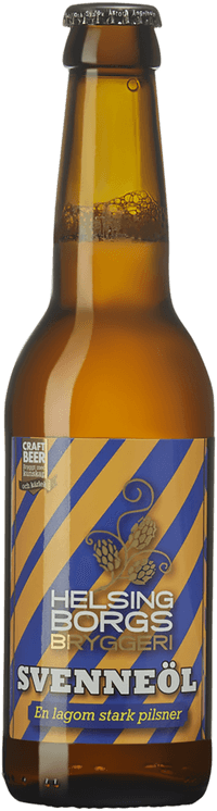 Svenneöl by Helsingborgs Bryggeri, beer label