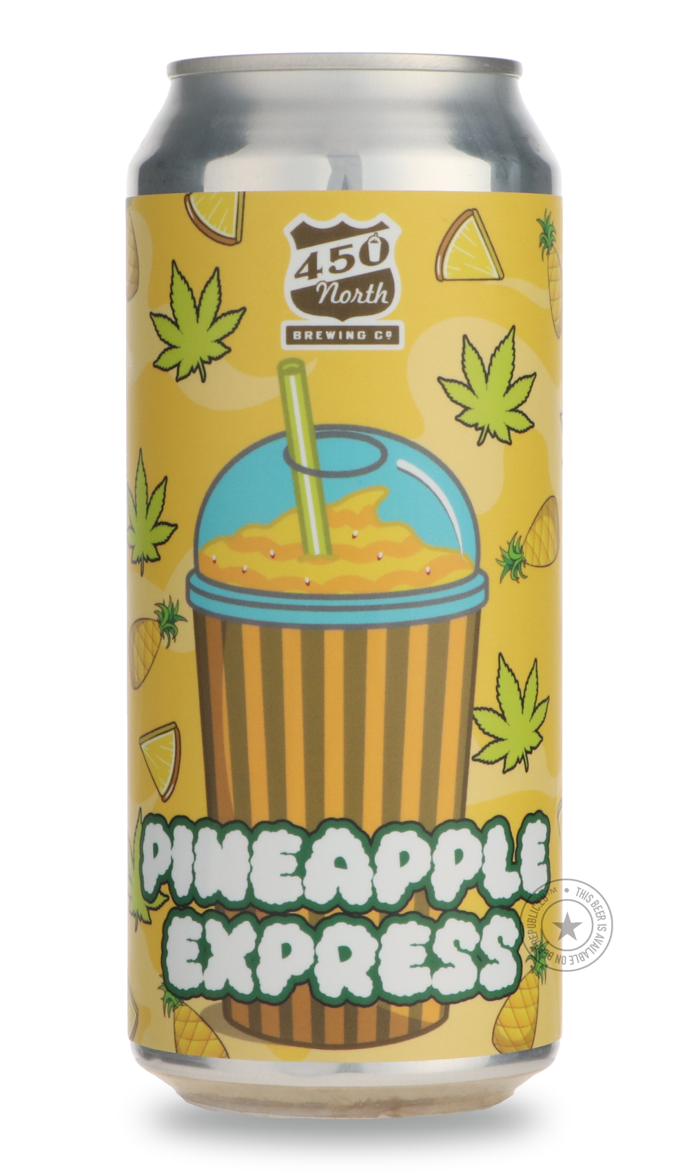 SLUSHY XL: Pineapple Express by 450 North Brewing Company, beer label