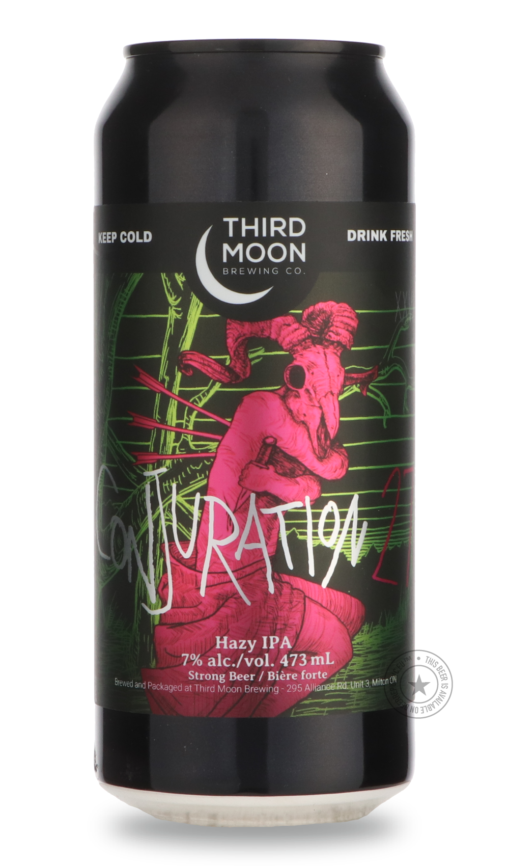 Conjuration 27 by Third Moon, beer label