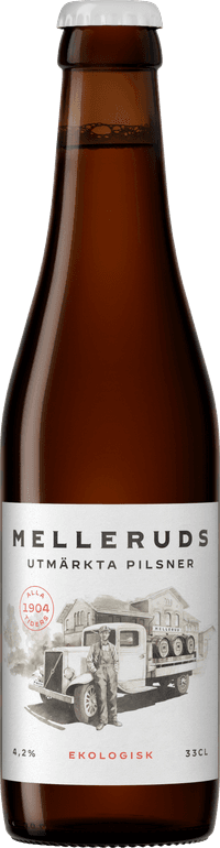 Melleruds Utmärkta by Spendrups Bryggeri, beer label