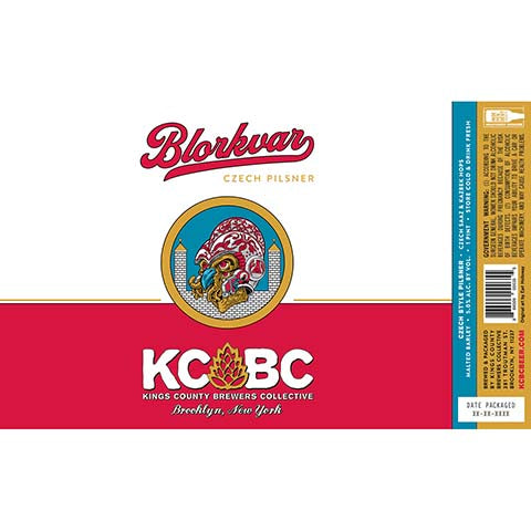 Kings County Brewers Collective Blorkvar Czech Pilsner by Kings County Brewers Collective, beer label