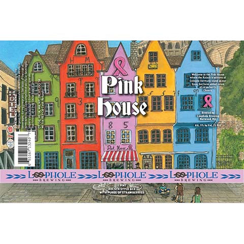 Loophole Pink House Kolsch Style Ale by Loophole Brewing, beer label
