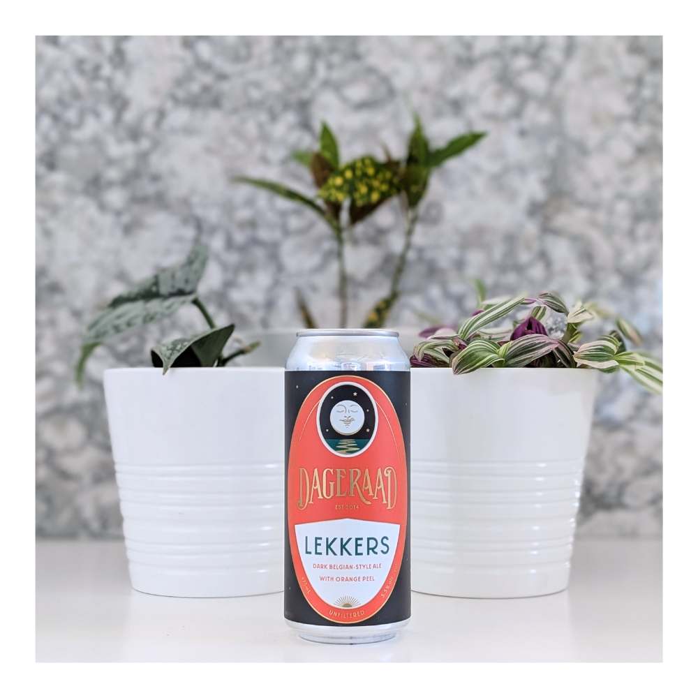 Lekkers Dark Belgian-Style Ale with Orange Peel by Dageraad Brewing, beer label