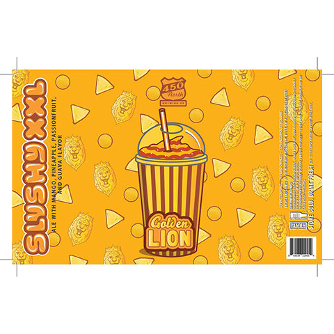 450 North Golden Lion Slushy XXL Sour by 450 North Brewing Company, beer label