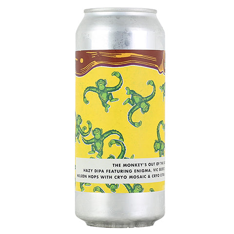 Bottle Logic The Monkey's Out of the Bottle Hazy IPA by Bottle Logic Brewing, beer label