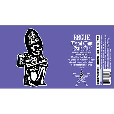Rogue Dead Guy Pale Ale by Wild East Brewing Co, beer label