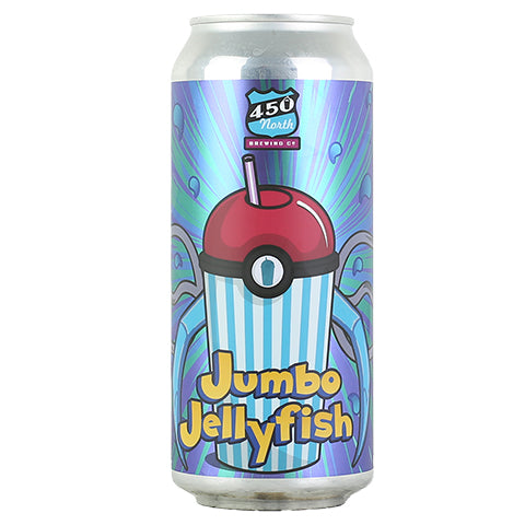450 North Jumbo Jellyfish Slushy XXL Sour (Giant Jellyfish) by 450 North Brewing Company, beer label