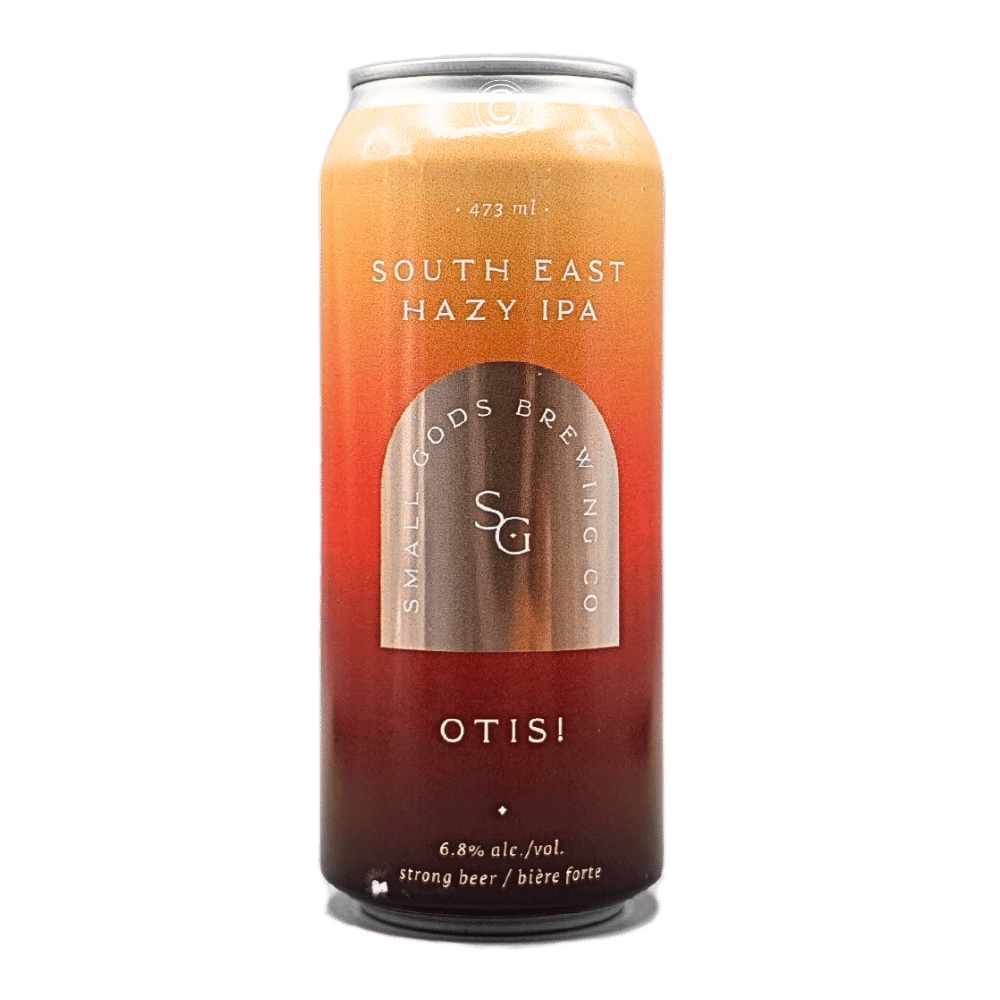 Otis! South East Hazy IPA by Small Gods Brewing Co., beer label