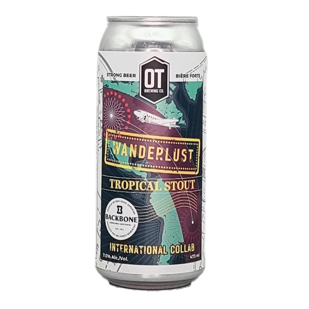 Wanderlust by O.T Brewing Company, beer label