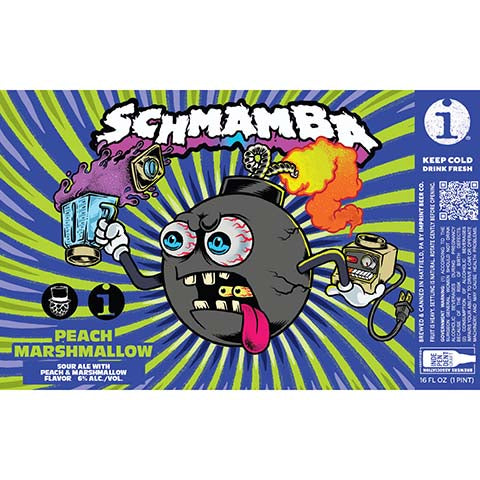 Imprint Beer Schmamba Peach Marshmallow Sour Ale by Imprint Beer Company, beer label