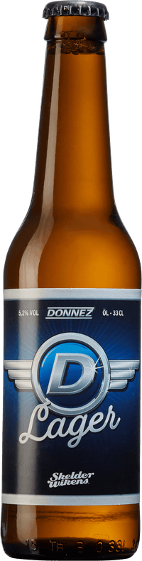 Donnez Lager by Skelderwikens Brygghus, beer label