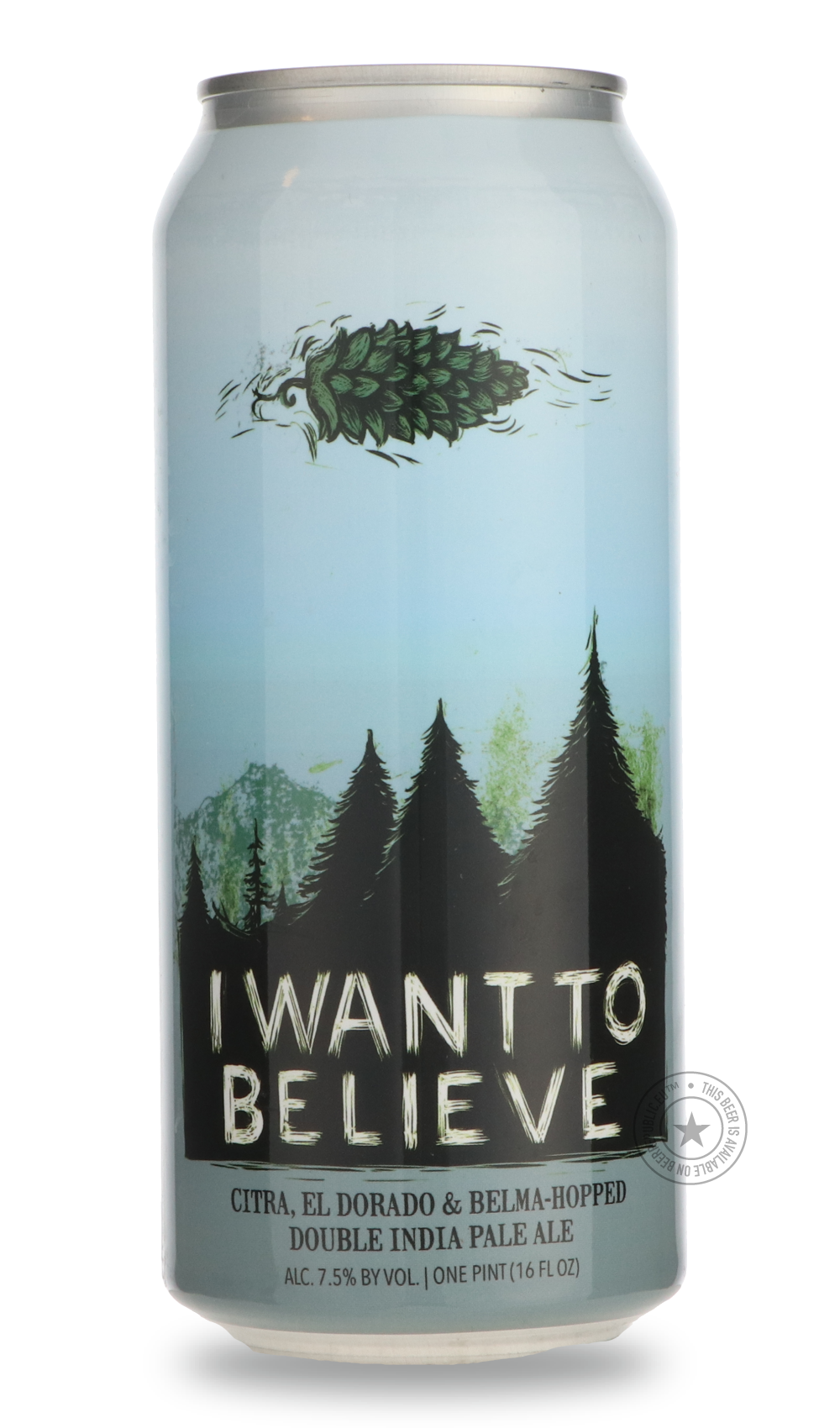 I Want To Believe by Hop Butcher For the World, beer label