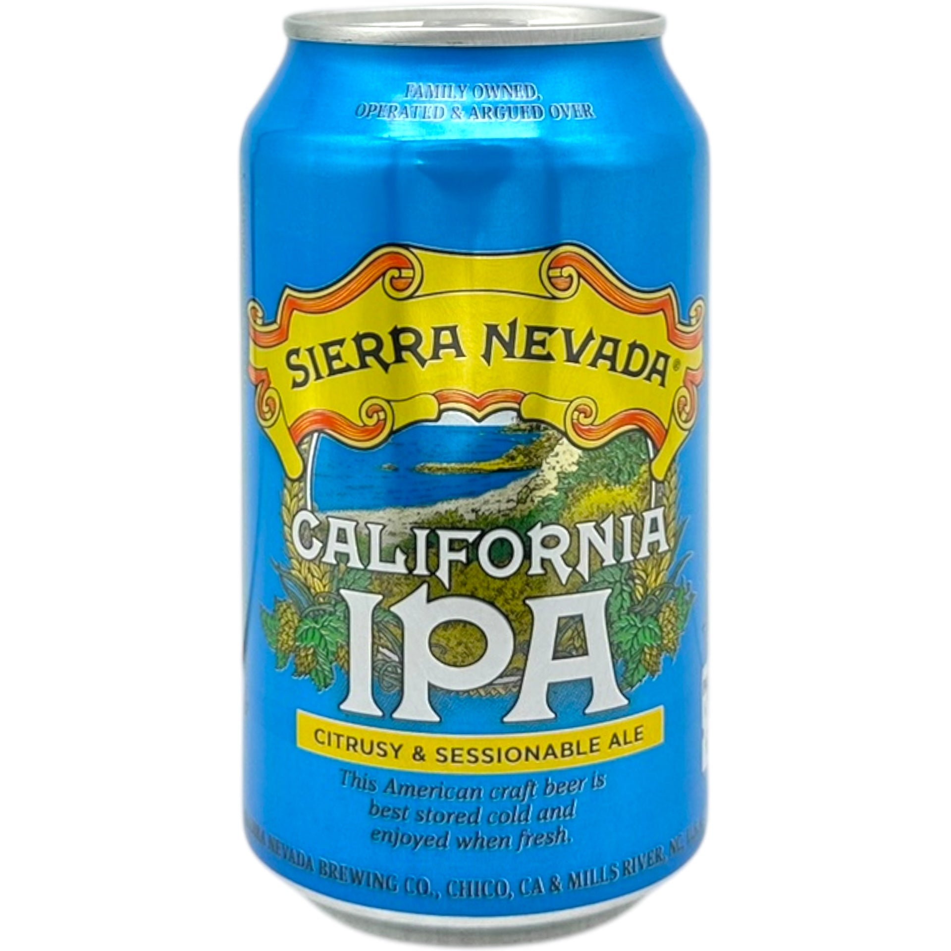 Sierra Nevada California IPA by Sierra Nevada Brewing Co., beer label