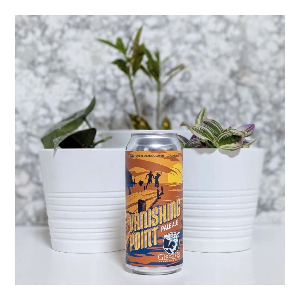 Vanishing Point Pale Ale Gluten Free by Ghostfish Brewing Company, beer label
