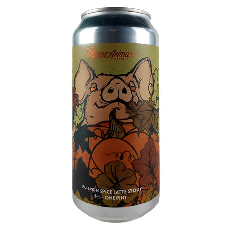Tripping Animals Pig Spice Latte Stout by Tripping Animals Brewing Co., beer label