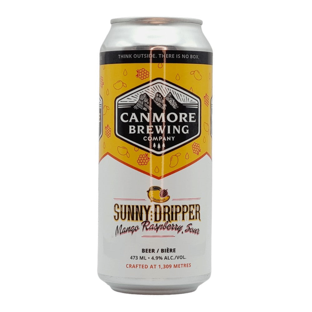 Sunny Dipper Mango Raspberry Sour by Canmore Brewing Company, beer label