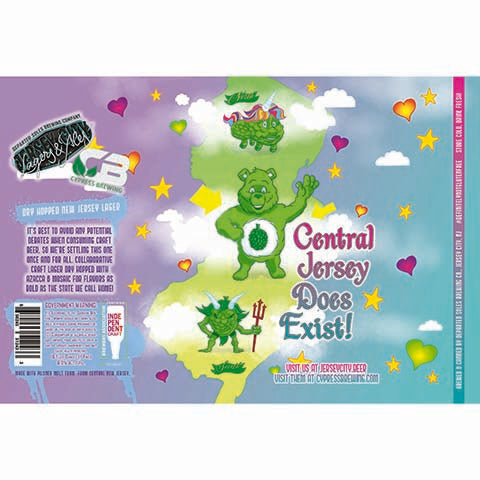 Departed Soles Central Jersey Does Exist! Lager by Departed Soles Brewing, beer label