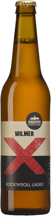 Wilmer X Rock'n'Roll by Sibbarps Husbryggeri, beer label