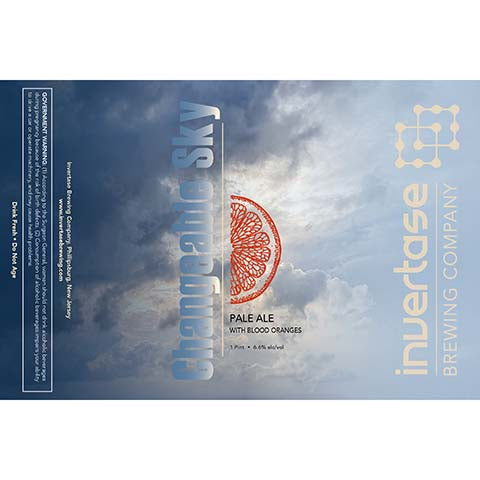 Invertase Changeable Sky Pale Ale by Invertase Brewing Company, beer label