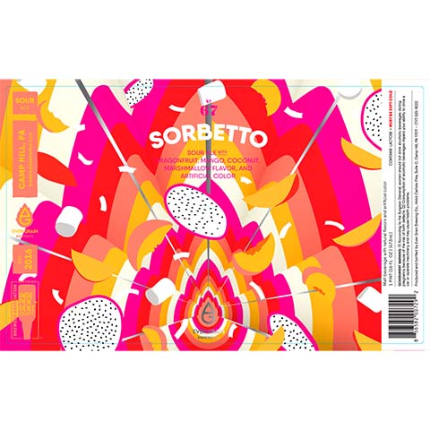 Ever Grain Sorbetto 67 Sour by Ever Grain Brewing Co, beer label