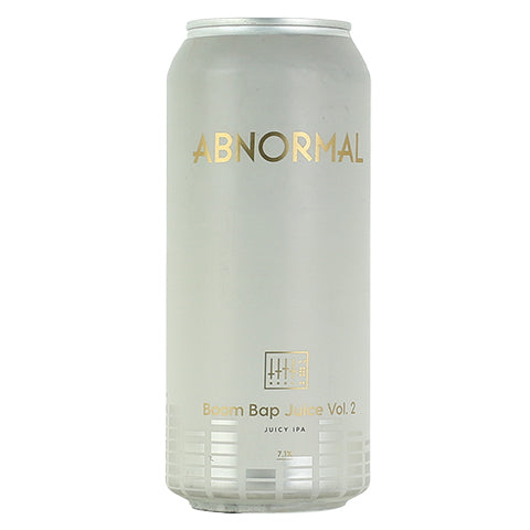 Abnormal Boom Bap Juice Vol. 2 Juicy IPA by Abnormal Beer Company, beer label