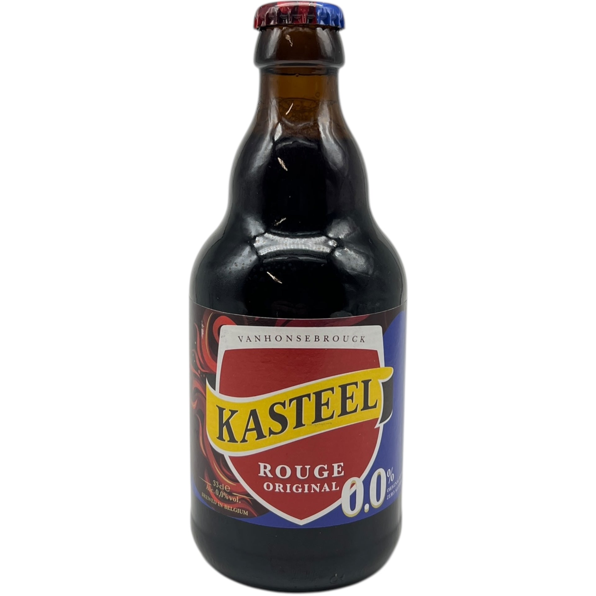 Kasteel Brouwerij Vanhonsebrouck Kasteel Rouge 0.0% by van Honsebrouck, beer label